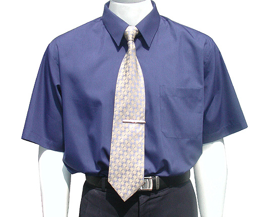 制服 藍色襯衫J2001-4