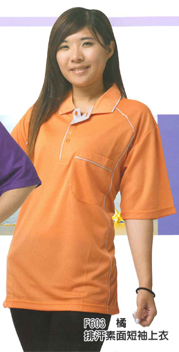 制服 POLO衫F603，有長袖款，品名為 K903