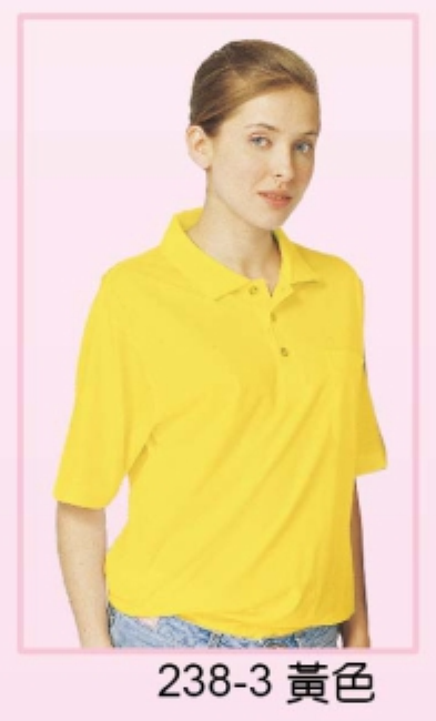 制服 POLO衫238-3(有口袋)，有長袖款，品名為A338