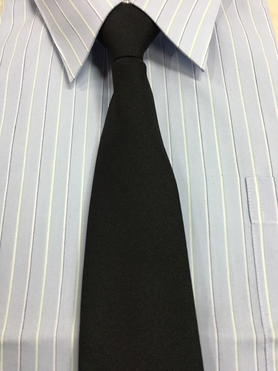 公司制服.領帶034警衛藏青色緞面領帶