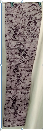 制服 數位迷彩彈性貼袋褲子9561B-2