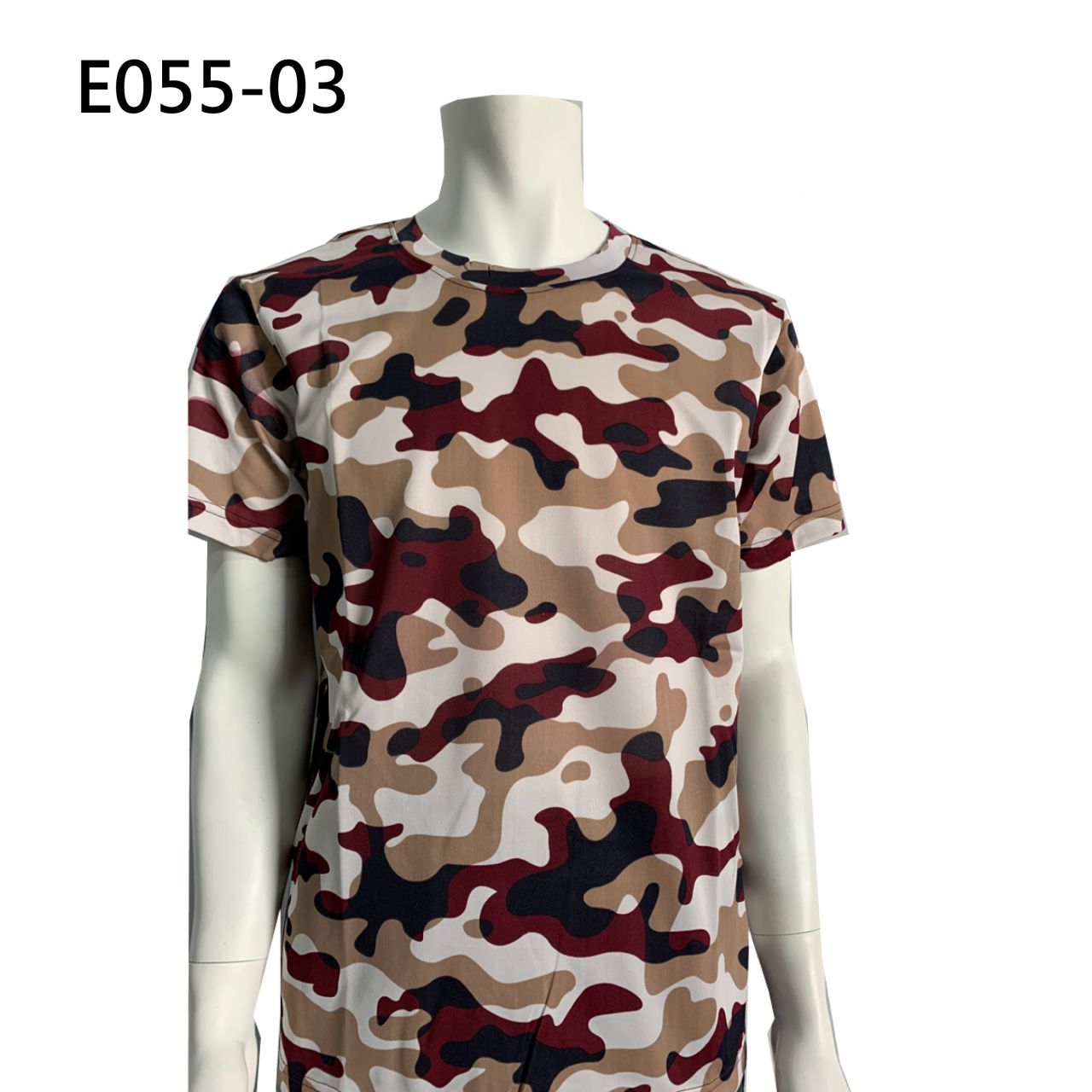 團體服 迷彩圓領T恤E055-03..M~~2L