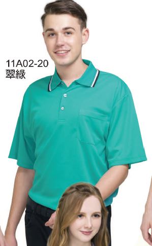 制服 POLO衫11A02-20(有口袋)(有口袋)，有長袖，品名為11A01