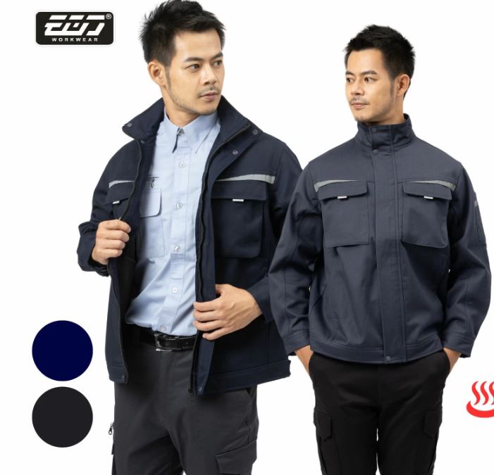 工作服 加絨防寒夾克5810丈青/鐵灰