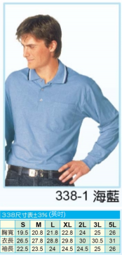 制服 配條POLO衫A338-1，有短袖款，品名為238