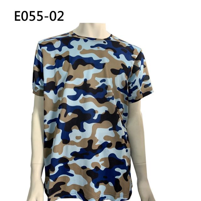 團體服   迷彩圓領T恤E055-02..M~~2L